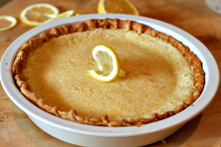 Pi Day Blender lemon pie